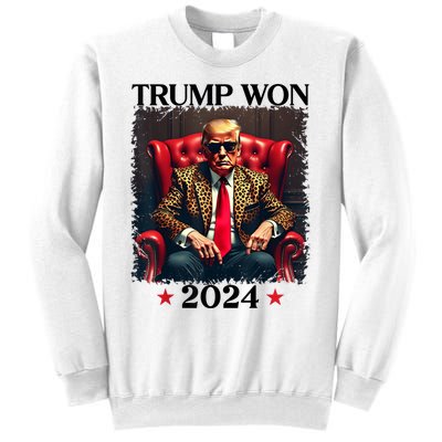 Trump Won 2024 Trump 47 Team Trump Sweatshirt