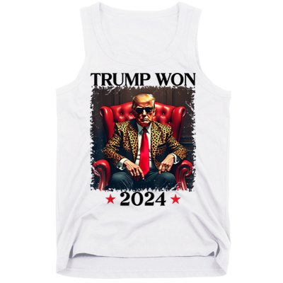 Trump Won 2024 Trump 47 Team Trump Tank Top