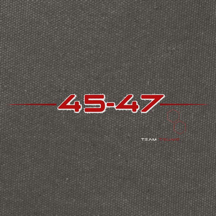 Trump Won 2024 Maga 45 47 Futuristic Team Trump Cotton Canvas Backpack