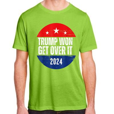 Trump Won 2024 Trump President Usa Election Trump Victory Gift Adult ChromaSoft Performance T-Shirt