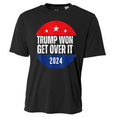 Trump Won 2024 Trump President Usa Election Trump Victory Gift Cooling Performance Crew T-Shirt