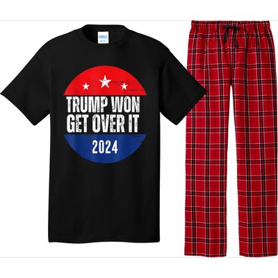 Trump Won 2024 Trump President Usa Election Trump Victory Gift Pajama Set