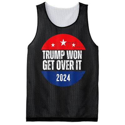 Trump Won 2024 Trump President Usa Election Trump Victory Gift Mesh Reversible Basketball Jersey Tank