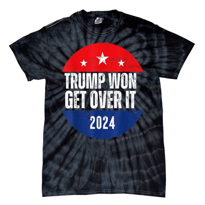 Trump Won 2024 Trump President Usa Election Trump Victory Gift Tie-Dye T-Shirt