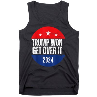 Trump Won 2024 Trump President Usa Election Trump Victory Gift Tank Top