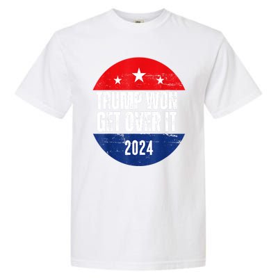 Trump Won 2024 Trump President Usa Election Trump Victory Gift Garment-Dyed Heavyweight T-Shirt