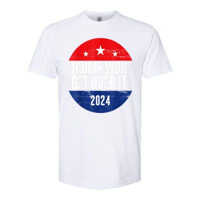 Trump Won 2024 Trump President Usa Election Trump Victory Gift Softstyle CVC T-Shirt