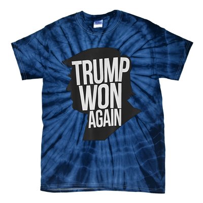 Trump Wins 2024 Election Trump Won 2024 Tie-Dye T-Shirt