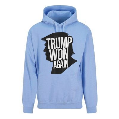 Trump Wins 2024 Election Trump Won 2024 Unisex Surf Hoodie