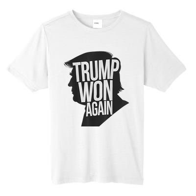 Trump Wins 2024 Election Trump Won 2024 Tall Fusion ChromaSoft Performance T-Shirt