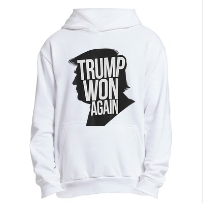 Trump Wins 2024 Election Trump Won 2024 Urban Pullover Hoodie