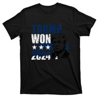 Trump Won 2024 President 47th Of White House Donald Trump T-Shirt