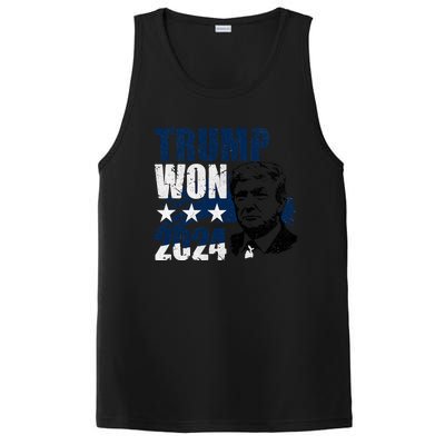 Trump Won 2024 President 47th Of White House Donald Trump PosiCharge Competitor Tank