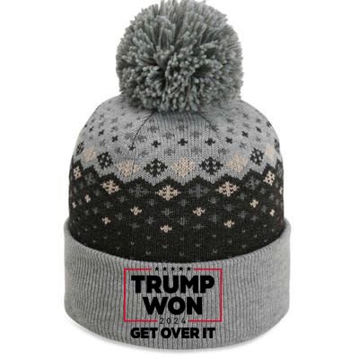 Trump Won 2024 Get Over It 47th President The Baniff Cuffed Pom Beanie