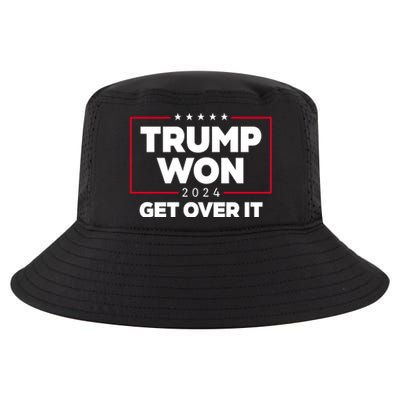 Trump Won 2024 Get Over It 47th President Cool Comfort Performance Bucket Hat