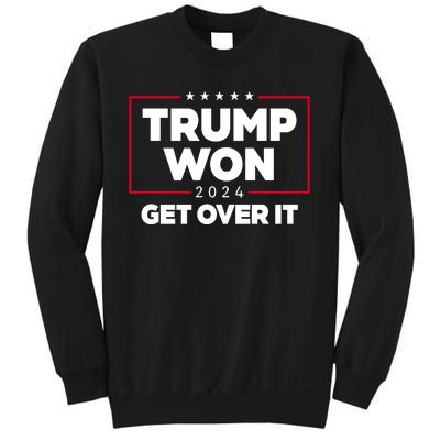 Trump Won 2024 Get Over It 47th President Sweatshirt