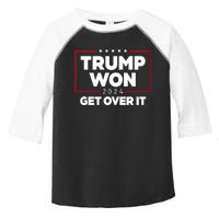 Trump Won 2024 Get Over It 47th President Toddler Fine Jersey T-Shirt