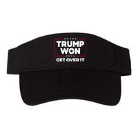 Trump Won 2024 Get Over It 47th President Valucap Bio-Washed Visor