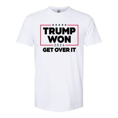 Trump Won 2024 Get Over It 47th President Softstyle® CVC T-Shirt