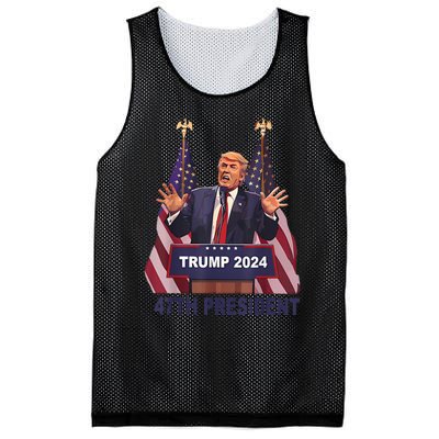 Trump Won 2024 President 47th Of White House Donald Trump Mesh Reversible Basketball Jersey Tank