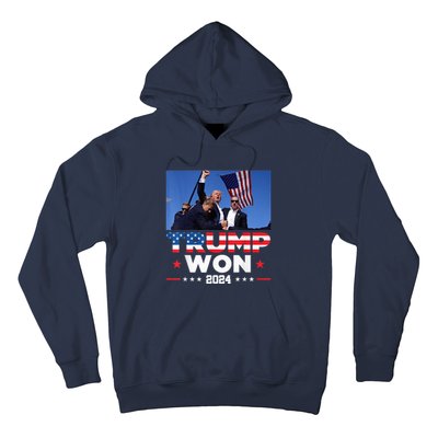 Trump Won 2024 Get Over It 47th Us President Hoodie