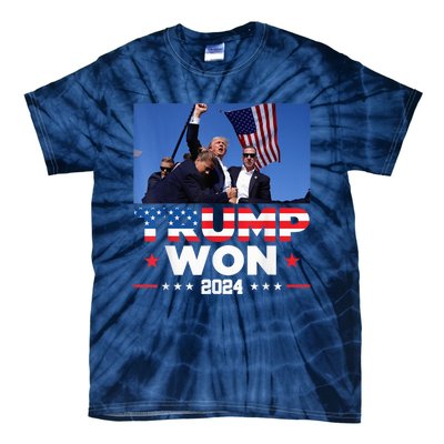 Trump Won 2024 Get Over It 47th Us President Tie-Dye T-Shirt