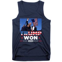 Trump Won 2024 Get Over It 47th Us President Tank Top