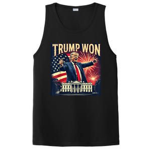 Trump Won 2024 Election President 47th White House American PosiCharge Competitor Tank