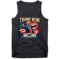 Trump Won 2024 Election President 47th White House American Tank Top