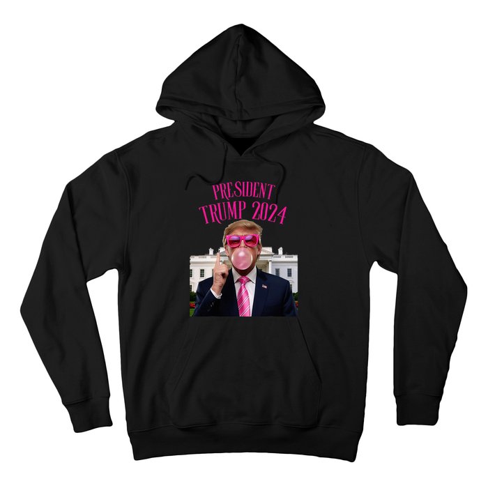 Trump Won 2024 President Trump Blowing Hoodie