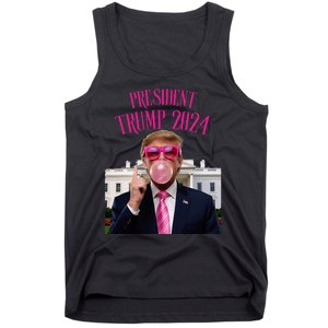 Trump Won 2024 President Trump Blowing Tank Top