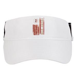 Trump Won 2024 45 47th President Usa Flag Adult Drive Performance Visor