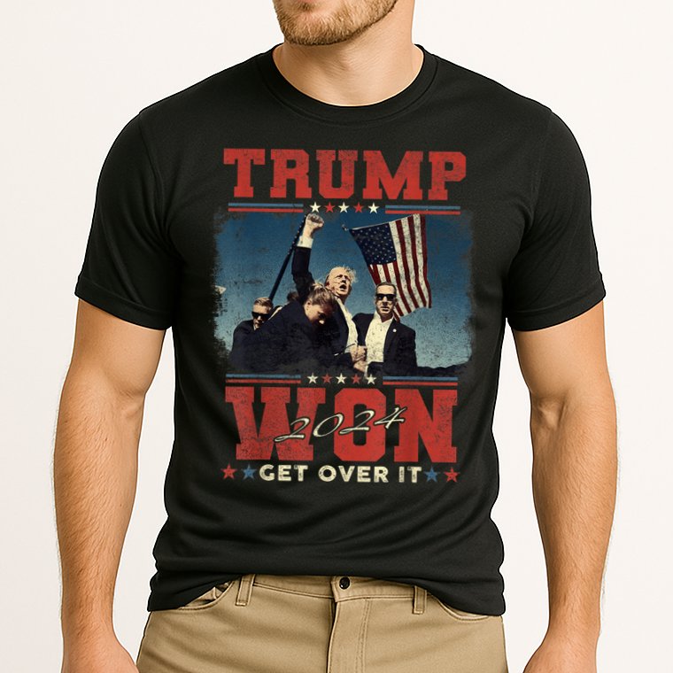 Trump Wins 2024 Presidential Election 2024 Donald Trump Wins Us Presidency Cooling Performance Crew T-Shirt
