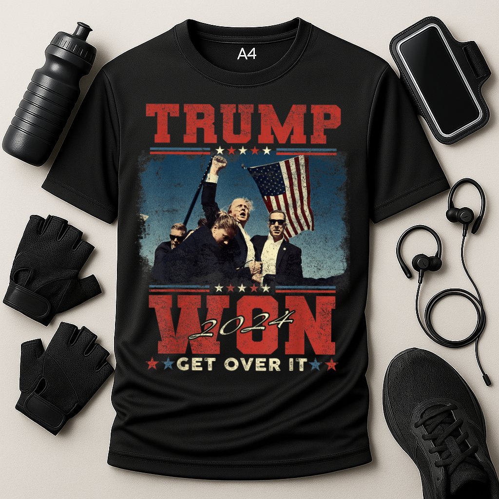 Trump Wins 2024 Presidential Election 2024 Donald Trump Wins Us Presidency Cooling Performance Crew T-Shirt