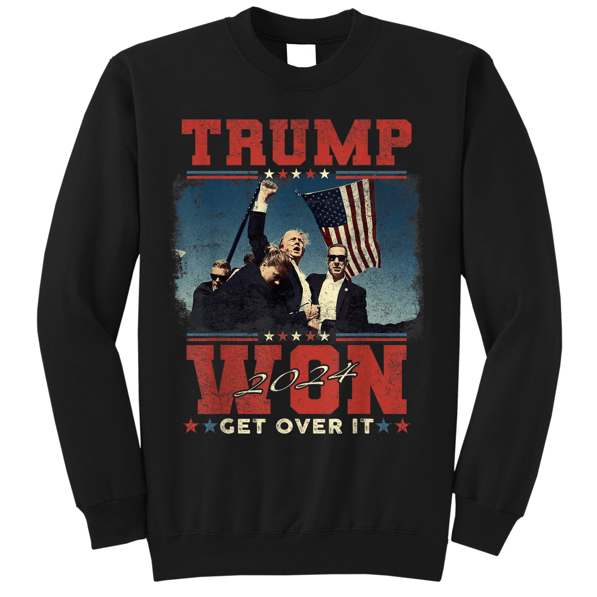 Trump Wins 2024 Presidential Election 2024 Donald Trump Wins Us Presidency Sweatshirt