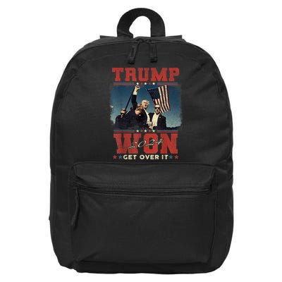 Trump Wins 2024 Presidential Election 2024 Donald Trump Wins Us Presidency 16 in Basic Backpack