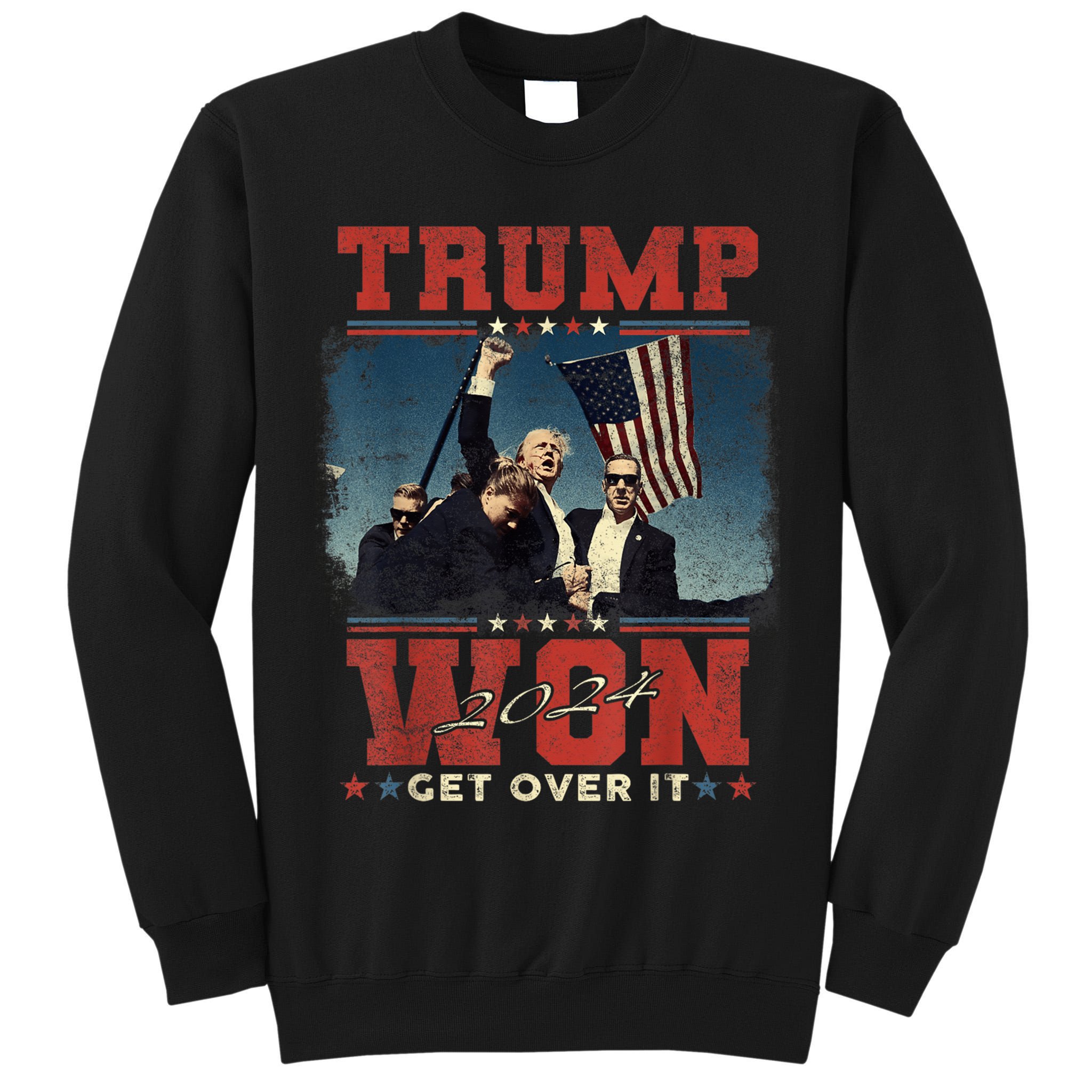 Trump Wins 2024 Presidential Election 2024 Donald Trump Wins Us Presidency Tall Sweatshirt