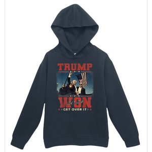 Trump Wins 2024 Presidential Election 2024 Donald Trump Wins Us Presidency Urban Pullover Hoodie