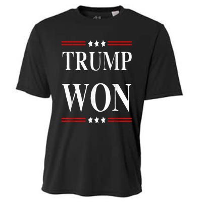 Trump Won 2024 Election Cooling Performance Crew T-Shirt