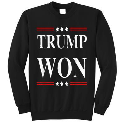 Trump Won 2024 Election Sweatshirt