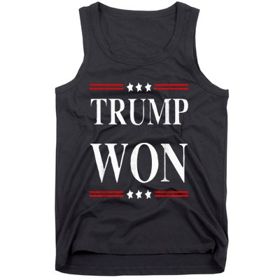 Trump Won 2024 Election Tank Top