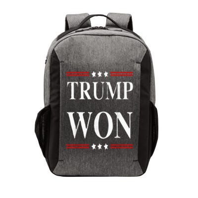 Trump Won 2024 Election Vector Backpack