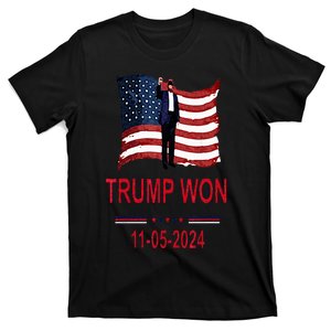 Trump Wins 2024 Election Trump Won 2024 T-Shirt