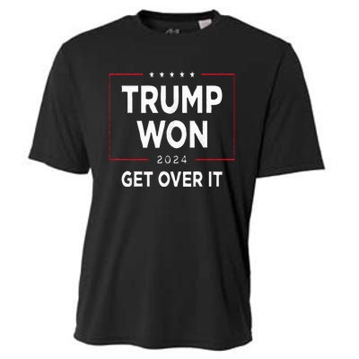 Trump Won 2024 Election Cooling Performance Crew T-Shirt