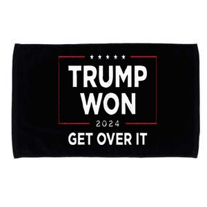 Trump Won 2024 Election Microfiber Hand Towel