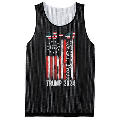 Trump Won 2024 Get Over It 47th Us President 45 47 Mesh Reversible Basketball Jersey Tank