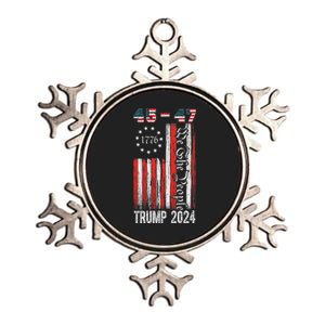 Trump Won 2024 Get Over It 47th Us President 45 47 Metallic Star Ornament