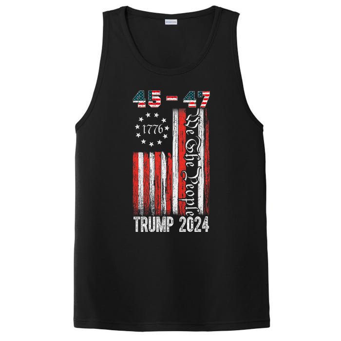 Trump Won 2024 Get Over It 47th Us President 45 47 PosiCharge Competitor Tank