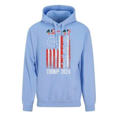 Trump Won 2024 Get Over It 47th Us President 45 47 Unisex Surf Hoodie