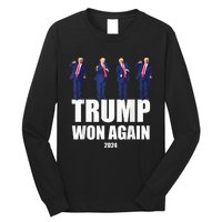 Trump Wins 2024 Presidential Election 2024 Donald Trump Wins Us Presidency Long Sleeve Shirt